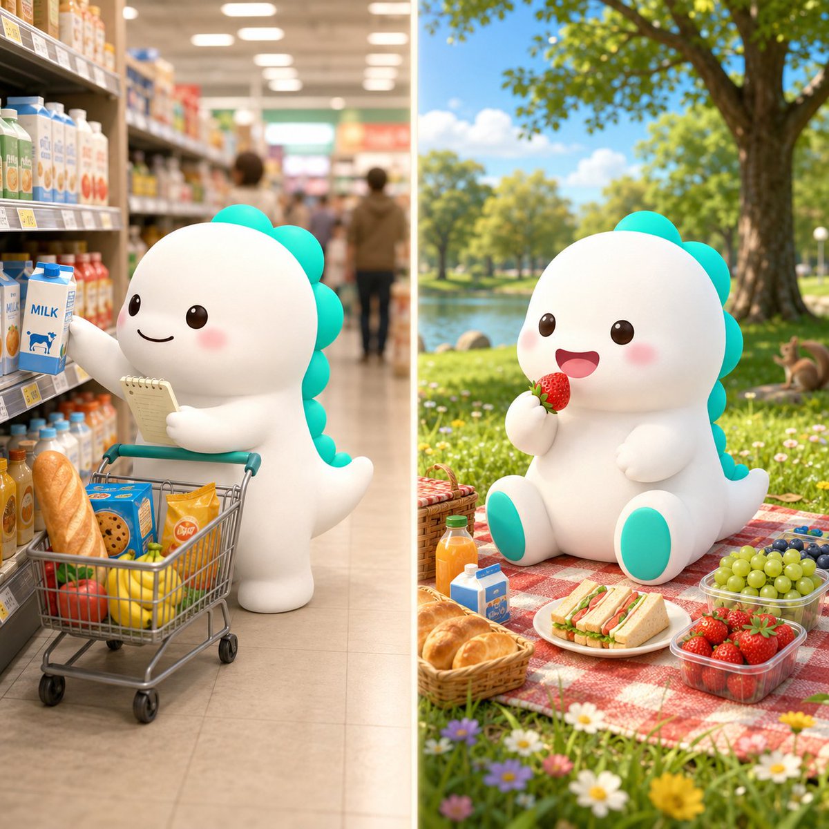 Weekend choice: shopping or park picnic? 🛍️🌳#bigod...