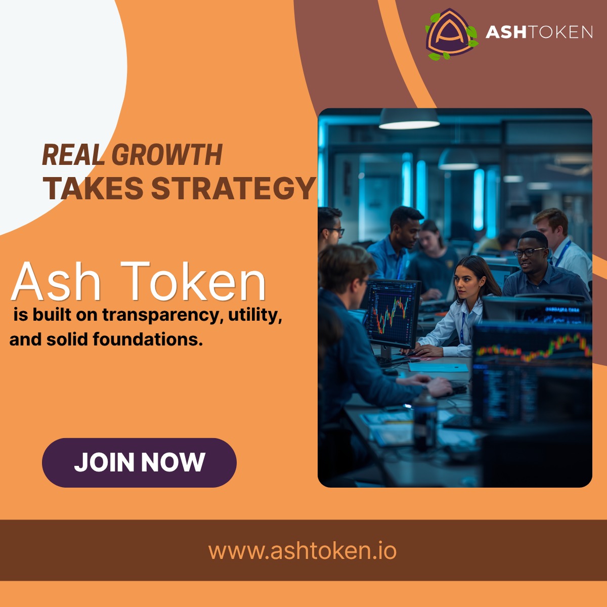 AshToken's tweet photo. 🚀 No hype, just real value! We don’t promise overnight millions or wild, unrealistic gains.

🧩 #AshToken is built on transparency, utility, and solid foundations. 

💎✨ Real growth takes strategy. Join an honest crypto community today! https://t.co/1gl9ZlrnuP