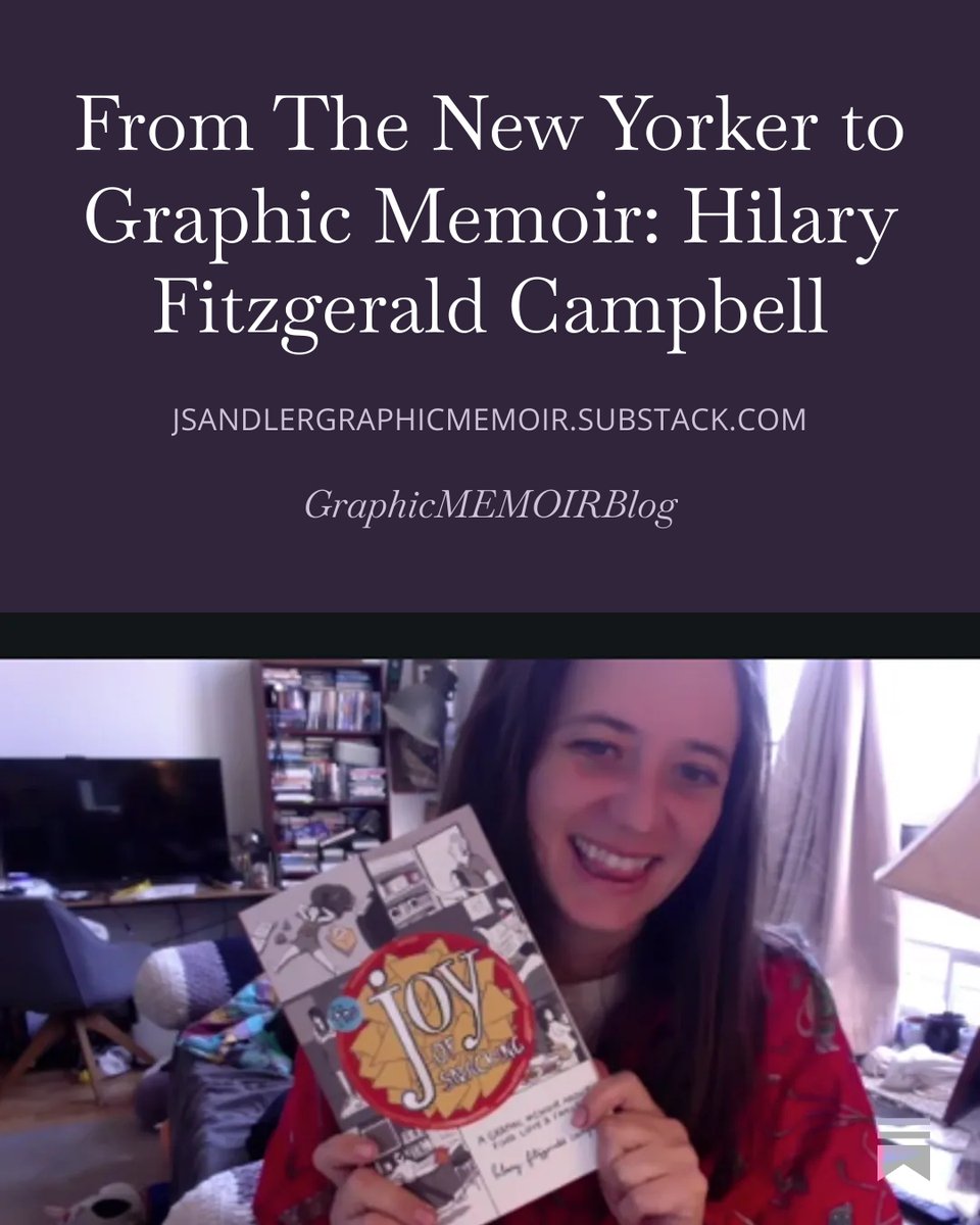 jsandler1978's tweet photo. New interview: Hilary Fitzgerald Campbell on Schulz, The New Yorker, and her graphic memoirs Murder Book + The Joy of Snacking. @AndrewsMcMeel 

https://t.co/8qQOdhptwY https://t.co/n78jdqVtaL
