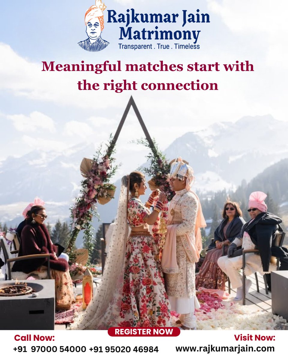 rajkumar_ltd's tweet photo. 💍 Rajkumar Jain Matrimony
Finding the right life partner is one of life’s most important journeys. At Rajkumar Jain Matrimony, we help make this journey simple, trusted, and meaningful by connecting families through compatibility, shared values, and genuine understanding. https://t.co/nimgckAkTc