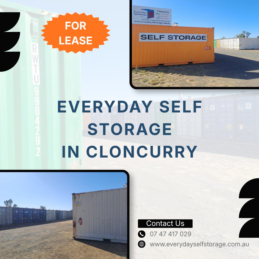 ESStorage2023's tweet photo. Everyday Self Storage in Cloncurry

Less mess, more yes.

Contact us at 07 47 417 029 or PM me to make your self-storage booking. 

🌐 https://t.co/UkTAchekGz

#storagesolutions #affordablestorage #spaceforyou #businesssolutions #selfstorage #cloncurry #australia https://t.co/Z7bxlOUVpU