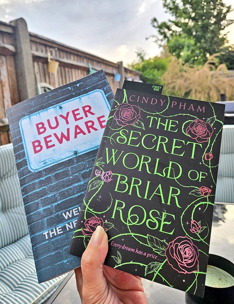 mazsbookscape's tweet photo. Good morning! Happy Friday! Spending my day playing with bubba, and reading these two beauties 💕 Starting a #readalong with @panmacmillan for #TheSecretWorldofBriarRose by Cindy Pham, and then cracking on with the brilliant #BuyerBeware 📖 Have a wonderful day everyone! 💙📚 https://t.co/AHg2GQUec2