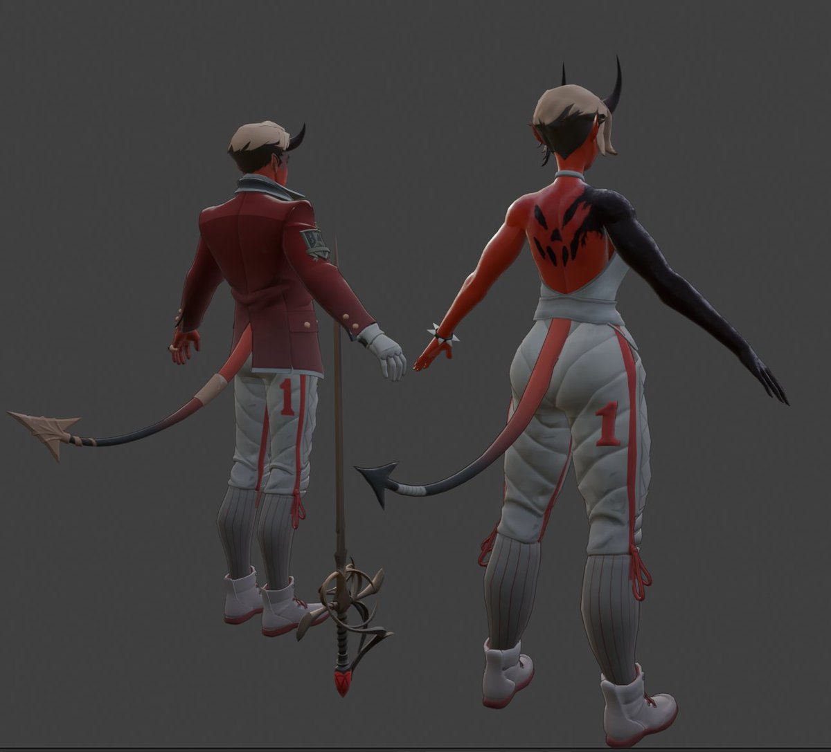 velocity1029's tweet photo. .@GlassReiven sorta kinda something maybe (hair is hard ... and clothes too!👺)
thanks for inspiration 🙂 https://t.co/aDD3NFcE6m