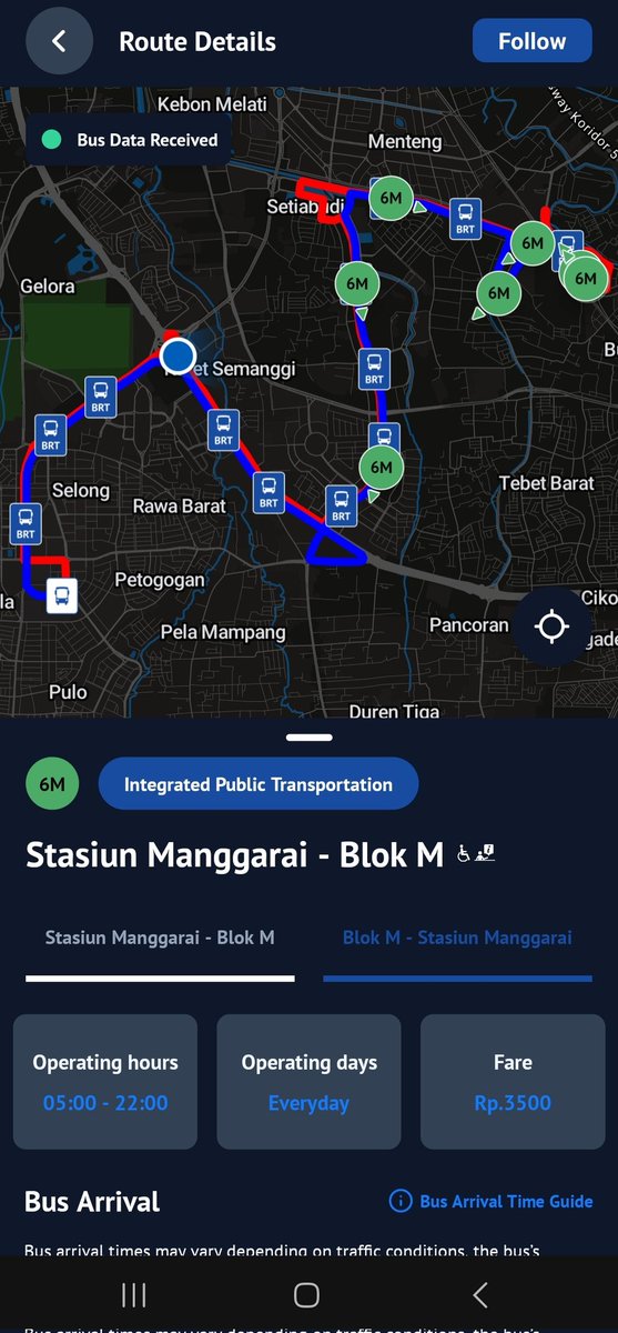 xpram_'s tweet photo. semua 6M di rute st. manggarai - blok m semua ya, gada yg dari sebaliknya? kelamaan nunggu di semanggi. manajemennya gimana deh ini? @PT_Transjakarta https://t.co/rFwnPzx0rA