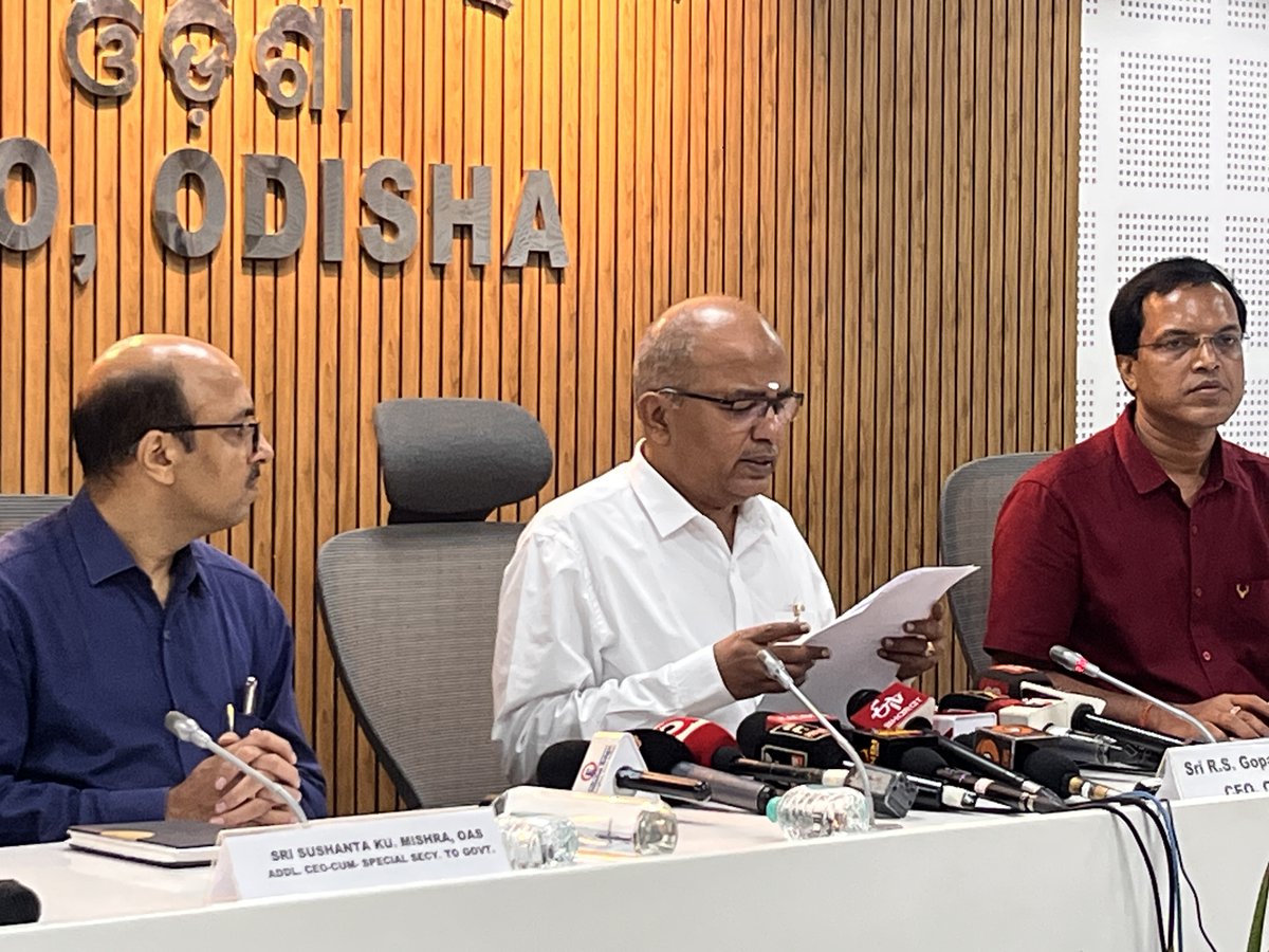 Chief Electoral Officer, Odisha tweet media