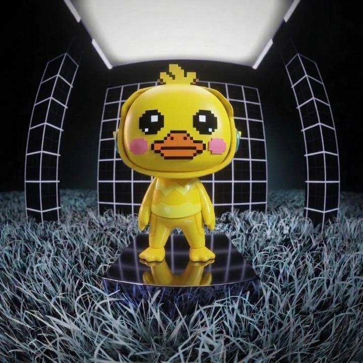 hammy100e's tweet photo. Dear @Ukj1111 and @MonkOnTheBlok,

The @BitcoinBoos collectors should really be getting some physical versions of their on-chain artifacts in the @OriginalBlokyz style. They're all 1/1s too btw ;)

How do you like this "Rubber Duck Boo" Blokyz - from the @BitcoinBoos?

Regards,
Bitcoin Boos Community