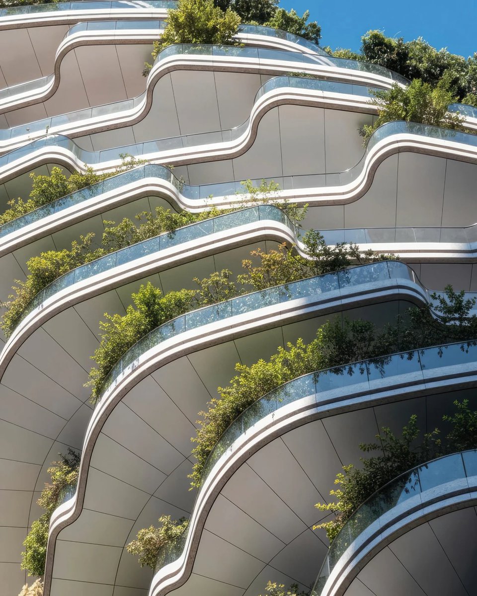 parametricarch's tweet photo. 🌱 Often described as a “vertical forest,” the tower integrates thousands of trees, shrubs, and planted terraces that help absorb carbon emissions and improve the urban microclimate. Combining ecological strategies with earthquake-resistant engineering, the project has become one of the most recognizable examples of sustainable high-rise architecture in Asia.

🎓 Learn AI & computational design:
https://t.co/cSUl7AP6t0