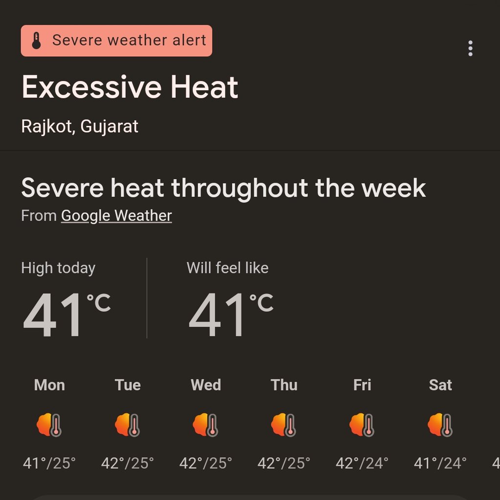 Trupalpatel79's tweet photo. 41° feels like 18° https://t.co/rJo3syszUH