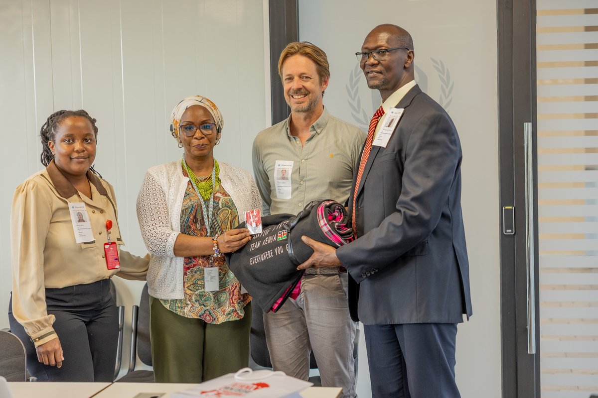 UNHCR_Kenya's tweet photo. Sport can be a pathway to protection, inclusion and opportunity.🏃🥋

Yesterday, we joined refugee athletes, Jeroen Carrin, Head of @RefugeesOlympic and @OlympicsKe to discuss how sport can strengthen pathways to protection, inclusion and more opportunities for refugees in Kenya. https://t.co/lpEmNJJxwv