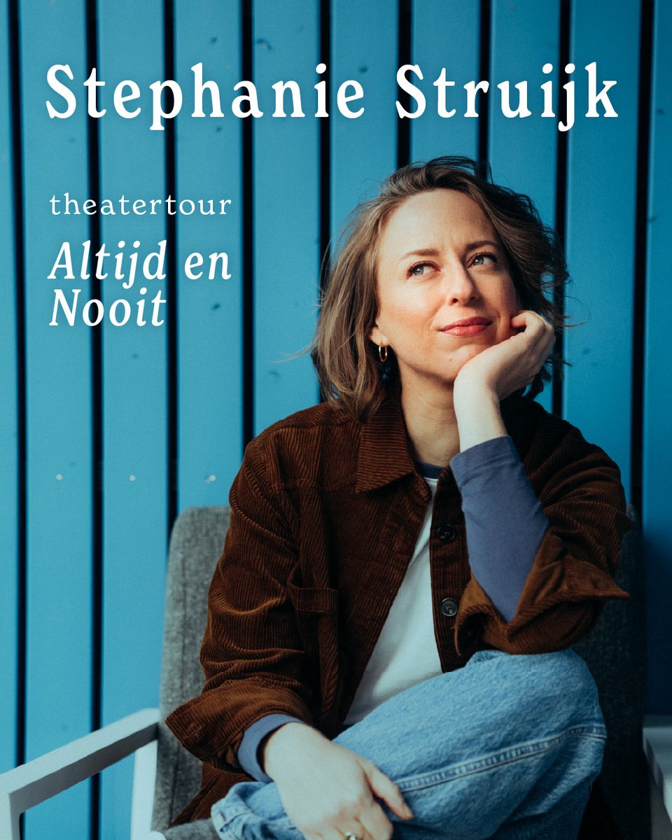 StephStruijk's tweet photo. 🥁🥁🥁 NIEUWE THEATERTOUR
Vanaf januari 2027 gaan we weer spelen!
Ik heb er zóveel zin in.
Kaarten zijn nu verkrijgbaar via de zalen.
Zijn jullie erbij? https://t.co/ysXUVCc2RA https://t.co/nlZjfktTnW