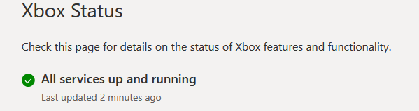 SD1337's tweet photo. @asha_shar @XBOXSupport  Your customers shouldn't be telling you that services are down. Additionally, what is the point of setting my PC to 'Offline permissions enabled' if it doesn't even work and I cannot launch any games when services are down? https://t.co/y5jffmYsN4