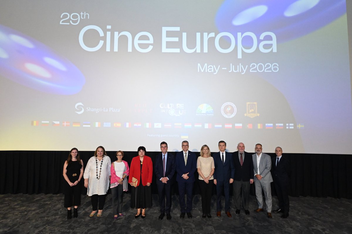 CzechinManila's tweet photo. The Waves🎬 officially opened #CineEuropa2026!
Thank you to everyone who joined us for an unforgettable opening night. ✨
#CZinPH #CineEuropa2026 https://t.co/TE9FLoBYs4