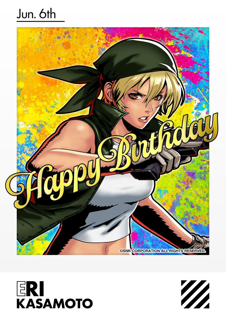 KOFstudio_jp's tweet photo. ＼\🌟 HAPPY BIRTHDAY 🌟/／

【6月6日】は エリ・カサモト の誕生日！
あなたのお祝いメッセージ、ぜひ届けてね💐 https://t.co/p0ZRUr0boL