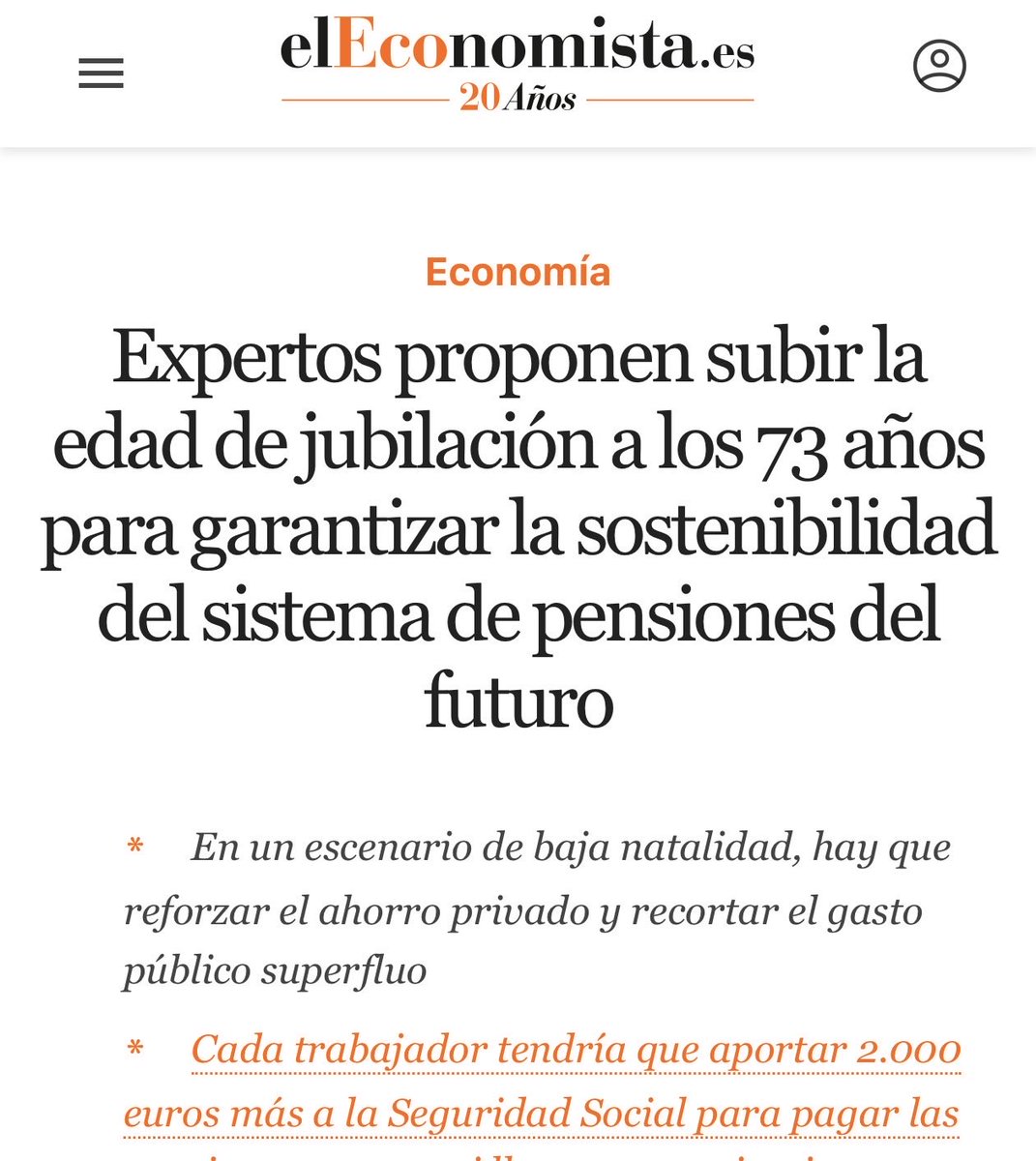 elfarmaceuticoa's tweet photo. Me niego a trabajar hasta los 73 años para mantener a pensionistas que trabajaron hasta los 65 y calcularon su pensión en base a los últimos 15 años (más de 30 hoy…). 
!!!No al cambio de reglas del juego!!! O pan igual para todos o bajada de pensiones para todos. https://t.co/y17hkRdw7O