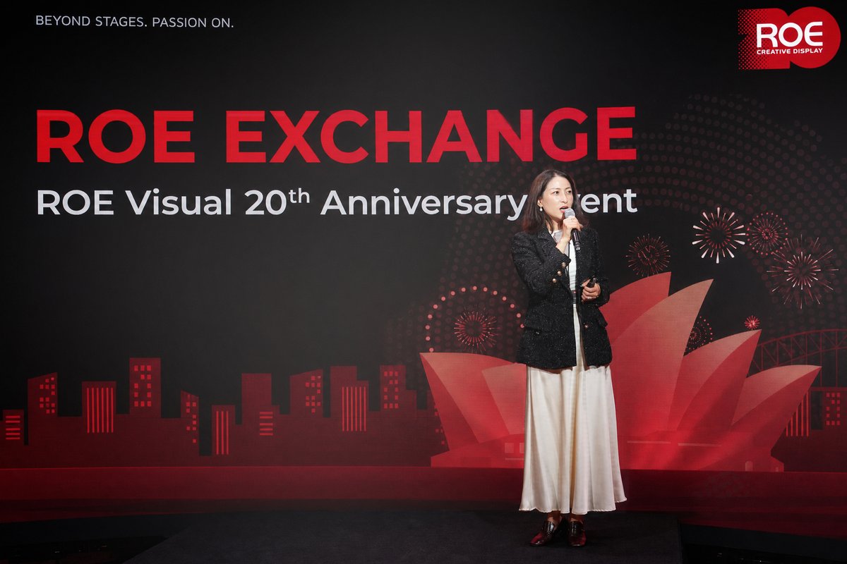 ROE_Visual's tweet photo. What a beautiful evening at ROE Exchange in Sydney, Australia! ❤️

We’re deeply grateful to everyone who joined us and shared their passion, trust, and vision for the future. 🙌

#SydneyOperaHouse #ROEExchange #OpenHouse #Australia #20thAnniversary #BeyondStagesPassionOn #Recap https://t.co/1tHXhsL2Mx