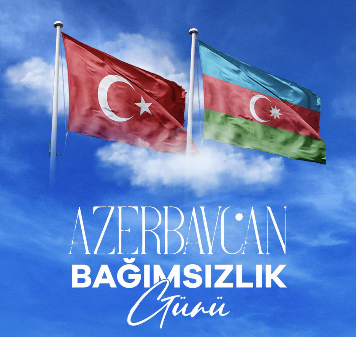 hyksel19's tweet photo. CAN AZERBAYCAN’IN “BAĞIMSIZLIK GÜNÜ” KUTLU OLSUN.🇹🇷🇦🇿🇹🇷🇦🇿 https://t.co/57cu2b8O0e