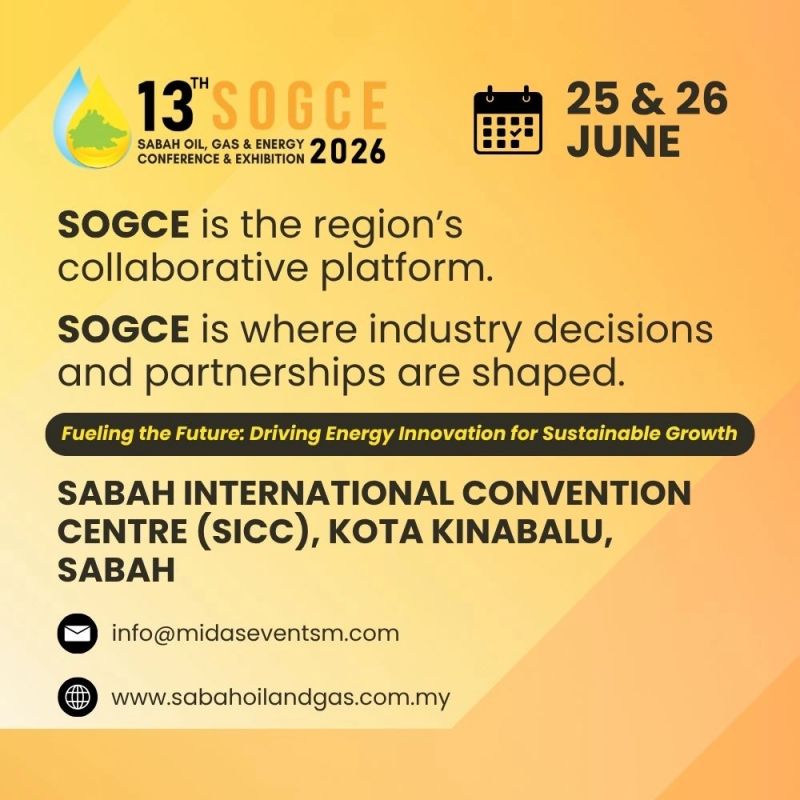 SICCSabah's tweet photo. SOGCE 2026 is more than an industry gathering. It is the region’s collaborative platform. It is where industry decisions and partnerships are shaped. Come join us!

Check us out at https://t.co/SiPyVGa42y. https://t.co/1gEhO60yXe