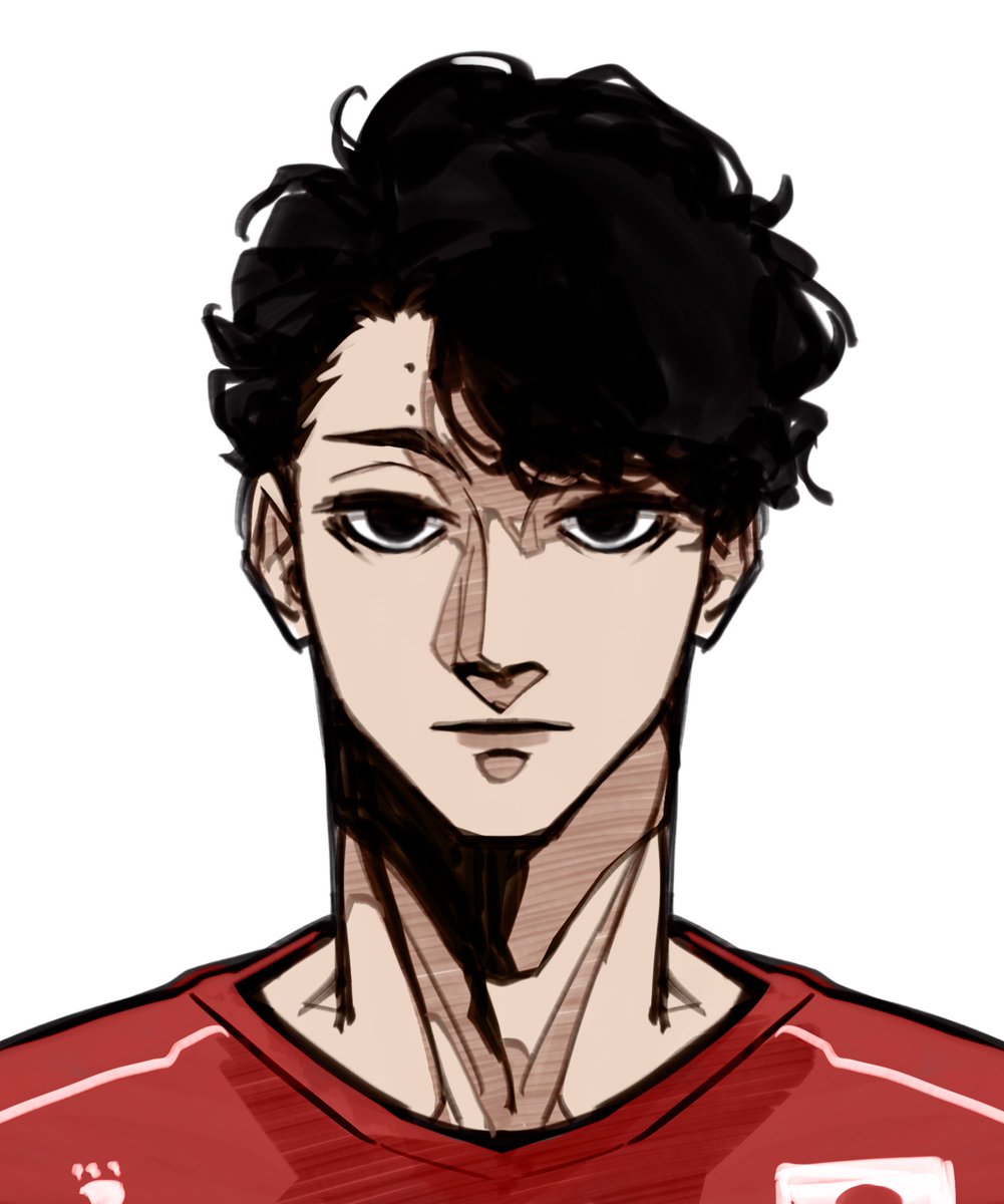 daymelatonin's tweet photo. obligatory national team sakusa redraw bc he is so happy https://t.co/f0Fxq4kUqV