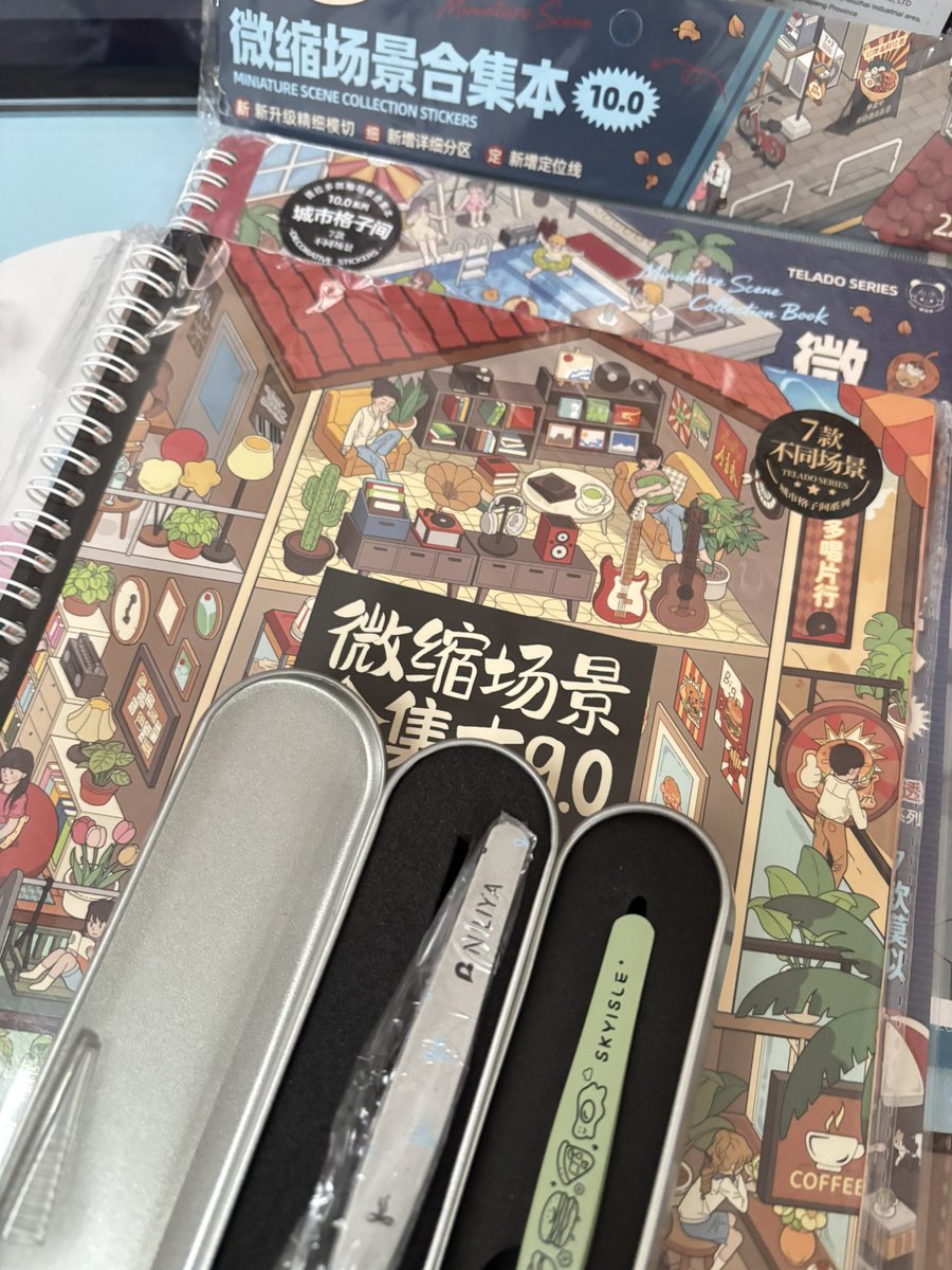 mwniso's tweet photo. Yeayy! Finallyyy~

Telado 9.0, Telado 10, tweezer Niliya silver &amp; skyisle 🙌🏻

Sejujurnya penasaran bgt niliya dolphin, sama tweezer cartoon tapi next deh ya aku mau kumpulin lg stiker gemas ini https://t.co/95bqnnZom6