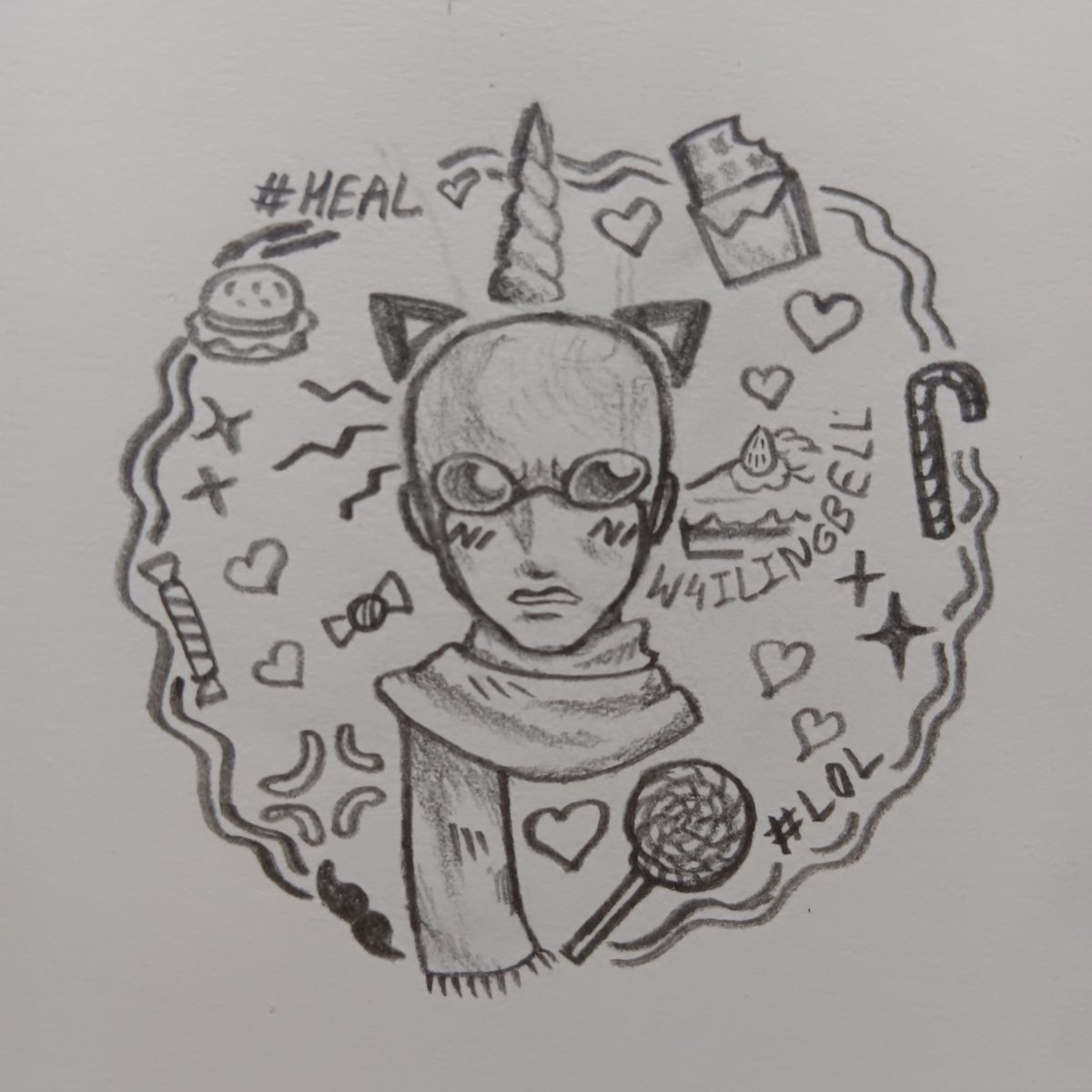 TRNVSFA's tweet photo. It's been a while since I drew on paper... one of my other favorite Mark variants💙🍭😊 https://t.co/bMO3caLjYs