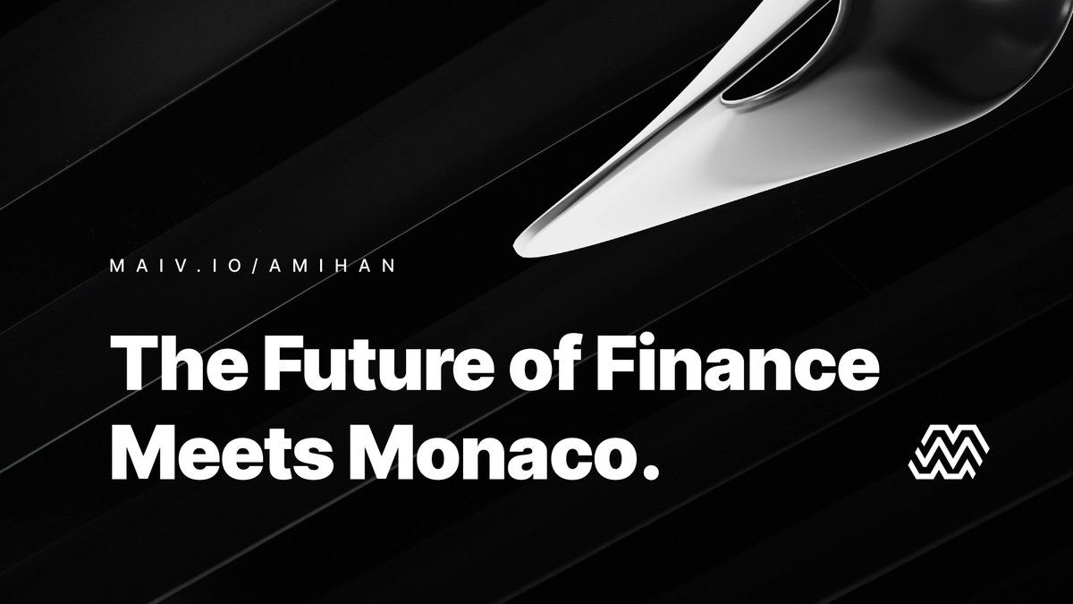 MAIV_FINANCE's tweet photo. .@waibsummit  Monaco - 2 weeks away 🇲🇨

MAIV is a VIP sponsor. Nicolas and Johnathan will be there. Excited to hear the speech?

Don't sleep on it 👀 https://t.co/hEu3lzcMCw