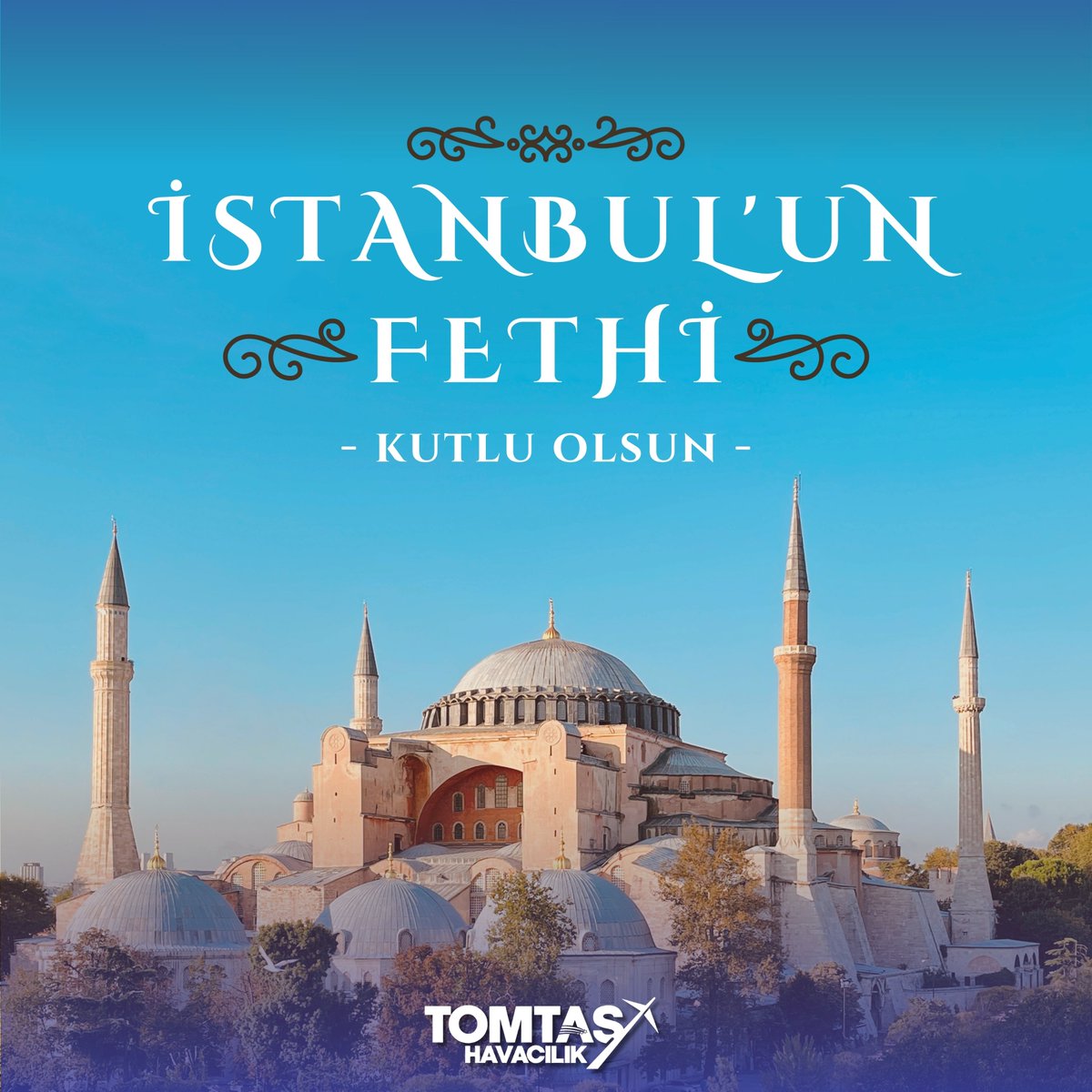 TOMTASHavacilik's tweet photo. 573 yıl önce yazılan o büyük destan, bugün hâlâ ilham vermeye devam ediyor.

İstanbul’un Fethi’nin yıl dönümünde, tarihimizin en büyük zaferlerinden birini gurur ve minnetle yad ediyoruz. 🇹🇷 https://t.co/dmYSY1zB1J