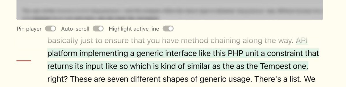 monitaurus's tweet photo. 👀 That's the most useful thing found this year to enhance my tech watch process. For non native speaker, watching tech videos could be difficult. 

@obsdmd Web Clipper Reader view allows follow the transcript and coming back easily on terms while the video is playing. 🫶 https://t.co/31wwwqlqx0