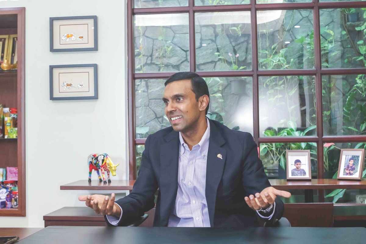 bt_options's tweet photo. From Local Roots to Global Ambitions: The Transformation Story of Sunshine Holdings

From a family-founded pharmacy in Gampola to a diversified, publicly listed conglomerate with leadership positions across healthcare, consumer goods, and agribusiness, Sunshine Holdings has built a remarkable growth story.

Shyam Sathasivam, Group CEO of Sunshine Holdings and second-generation family representative, discusses the strategic priorities shaping Sunshine’s next phase of growth — including expansion into export markets, deeper investment in pharmaceutical manufacturing, and the growing role of technology, digital transformation, and consumer insight-led decision-making across the Group. He also elaborates on how the organization is balancing commercial performance with affordability, accessibility, and broader societal responsibility.

Words: Jennifer Paldano Goonewardane.
Photography: Sujith Heenatigala and Dinesh Fernando.

Sunshine Holdings delivered strong growth in FY 2024/25. As you reflect on the first nine months of FY 2025/26, how has that momentum evolved across your three core sectors?

Growth has fundamentally been about identifying and capitalizing on opportunities. We operate across healthcare, consumer products, and agribusiness, and our focus has been on driving meaningful expansion in each. In healthcare, we have continued to scale our pharmaceutical manufacturing operations significantly. We are now the largest supplier of respiratory products to the Government of Sri Lanka, and we continue to invest further in this space.

We have also seen growing demand in premium healthcare and wellness products. Healthguard continues to expand steadily, and particularly within the Colombo District, there is a clear and increasing willingness among consumers to invest in wellness-oriented products and services. Within the consumer sector, our focus has been on strengthening the domestic branded market for tea and confectionery, as well as growing our export business.

We recently acquired a cinnamon company, which aligns closely with our broader strategy of promoting naturally grown Sri Lankan products — including spices and tea — under the “Ceylon” brand in international markets. This remains a key growth driver. Agribusiness, however, has presented certain challenges. Palm oil continues to be a subject of ongoing dialogue with the Government. That said, we are seeing encouraging momentum and remain hopeful that evolving policy will create a more supportive operating environment.

Despite some impact from adverse weather conditions, we have remained resilient throughout FY 2025/26. Our businesses operate in fundamentally resilient sectors, and the strength of our teams, combined with strong execution capabilities, has enabled us to continue delivering solid results.

To what extent has profitability been driven by operational efficiencies versus top-line expansion and portfolio optimisation?

Our focus has centered on two key areas. The first is the consumer and customer space — understanding emerging opportunities, identifying evolving preferences, and aligning our offerings accordingly, whether in healthcare or consumer products. Our emphasis has consistently been on delivering products and solutions that genuinely resonate with what customers need. The second is our people. At its core, every business depends on execution, and execution rests in the hands of its people.

Today, access to capital is no longer the defining constraint for many leading companies. For at least the top ten percent of companies in Sri Lanka, I would say capital is no longer what differentiates success. What truly sets organizations apart is execution capability. Over the past decade and more, we have remained deeply focused on investing in our people, and that has been a major driver of our growth. It has translated into greater operational efficiency, stronger execution, and more effective resource utilization — particularly through the adoption of digital technologies.

We also believe the impact of AI is only beginning to emerge. What we are experiencing today represents the conclusion of the first phase, as we move into what could be described as the next stage of digital and AI-driven transformation.

With healthcare contributing over 60 percent of Group revenue in 2024/25, how did this segment perform in FY 2025/26, and how do you plan to sustain high growth in a segment that is already dominant within your portfolio?

Our healthcare business continues to be driven by a diversified, portfolio-based approach across five distinct segments. Pharmaceuticals remain a core focus, where we ensure access to high-quality medicines through partnerships with global companies such as Novo Nordisk, Abbott Laboratories, Siemens Healthineers, and GE HealthCare, while also sourcing affordable generics from regional markets including India, Pakistan, and Bangladesh.

Medical devices continue to offer strong growth potential, particularly given that Sri Lanka remains significantly underpenetrated in advanced diagnostics, surgical products, and healthcare technology. Retail healthcare is another important growth avenue through Healthguard, which enables us to engage directly with consumers and develop a deeper understanding of evolving healthcare and wellness needs.

We have also invested heavily in our nationwide distribution and cold chain infrastructure, which is critical given our long-standing position as Sri Lanka’s largest insulin supplier. Our pharmaceutical manufacturing business has expanded significantly over the past three years, and we are now the country’s largest domestic manufacturer of respiratory products, including complex inhalation therapies. Our strategy is to continue expanding within the healthcare segments we already operate in, while leveraging the sector’s long-term growth potential. Although our current focus remains largely product-driven, we also see future opportunities in healthcare services as the sector continues to evolve.

With domestic pharmaceutical manufacturing being a key priority, what challenges — regulatory, infrastructure, or talent-related — must be addressed to accelerate this ambition?

We are highly optimistic about the long-term potential of domestic pharmaceutical manufacturing, but accelerating growth will require addressing several key challenges across regulatory, talent, infrastructure, and industry competitiveness.

From a regulatory standpoint, the industry needs greater consistency, transparency, and predictability. While maintaining high standards is non-negotiable, companies also need a stable regulatory environment to commit to long-term investments and move up the value chain with confidence. Greater digitization across the regulatory ecosystem would further improve efficiency and transparency. Talent development is another critical area, particularly as the industry moves toward more advanced manufacturing, R&D, and quality assurance capabilities.

Specialized expertise cannot develop organically at the pace required, which is why industry participation in building talent pipelines is essential. We are already working closely with institutions such as the University of Kelaniya and other academic partners to strengthen sector capabilities.

Government support for domestic procurement has provided an important boost to local manufacturers. However, long-term success will ultimately depend on competitiveness, innovation, and technology adoption. This is why we are exploring deeper manufacturing partnerships that can bring advanced technologies and expertise into Sri Lanka. Pricing remains an important consideration as well.

While affordability is crucial, the regulatory and pricing framework must also support accessibility, sustainability, and innovation to ensure the long-term viability of the industry. Encouragingly, industry bodies such as the Sri Lanka Chamber of Pharma Manufacturers continue to engage constructively with the National Medicines Regulatory Authority of Sri Lanka on many of these issues.

Globally, GLP-1 medicines have emerged as a transformative development in the treatment of obesity and related non-communicable diseases. While Sri Lanka has seen growing demand for these therapies, access remains limited. How is Sunshine Holdings engaging with regulators and global partners to improve access for Sri Lankan patients?

Obesity has become a major health concern both globally and in Sri Lanka, contributing significantly to non-communicable diseases. Even modest weight loss can greatly improve health outcomes and quality of life. We represent Novo Nordisk, the global leader in weight management therapies including Ozempic and Wegovy and have already submitted the necessary dossiers for regulatory approval in Sri Lanka.

While demand for GLP-1 therapies has surged worldwide, supply constraints have limited access, with manufacturers initially prioritizing larger developed markets. However, expanding manufacturing capacity and recent launches in India are expected to improve availability in regional markets such as Sri Lanka.

The National Medicines Regulatory Authority of Sri Lanka has been supportive of facilitating access to innovative therapies, provided the required clinical and regulatory documentation is in place. Going forward, regulatory efficiency and a balanced framework will be important to attract innovative products while ensuring affordability.

We also expect increased competition and the availability of generic alternatives to improve access over time. At the same time, these medicines must be introduced within a well-regulated clinical framework to ensure safe and appropriate use under medical supervision.

What role have brand strength and pricing strategies played in sustaining performance in your Consumer Goods segment, which has shown resilience despite inflationary pressures?

Sunshine is the market leader in Sri Lanka’s branded tea segment, with over 50 percent market share built over 25 years.

Our strategy has been to develop a strong, diversified brand portfolio that caters to different consumer needs across premium, mass-market, and value segments. We recognize that consumers seek very different experiences from their cup of tea. Zesta serves the premium segment, while Watawala Tea holds over 28 percent market share as the leading mass-market brand.

We also offer Ran Kahata in the value segment, ensuring consumers have options based on taste, affordability, and preference.

Our portfolio spans the full spectrum of consumer needs, allowing people to make choices based on affordability, pricing, taste preferences, and the overall tea experience they are looking for.

Our market leadership has ultimately been built on consistently delivering value and maintaining a sharp understanding of evolving consumer preferences. Success in tea branding requires a deep knowledge of the consumer and a clearly differentiated value proposition — and that has been central to our growth and resilience, even amid inflationary pressures and shifting market dynamics.

As you have highlighted wellness-oriented categories as a growth area, how are you repositioning your portfolio to align with changing consumer preferences?

Consumer behavior has evolved significantly in recent years, shaped by both the post-COVID environment and Sri Lanka’s economic crisis, which have heightened awareness around health, affordability, and value. At the same time, greater access to global media and information has made Sri Lankan consumers far more informed about international trends, lifestyle shifts, and product innovations.

To respond effectively, our approach begins with deep consumer research and an understanding of regional and cultural consumption habits. Consumer preferences continue to evolve rapidly, making ongoing engagement and insight generation essential.

As part of this shift, we see strong long-term potential in wellness-oriented categories and have been repositioning parts of our portfolio accordingly. We have already introduced wellness-focused tea products targeting areas such as energy enhancement and sleep support, while ensuring authenticity and credibility remain central to our positioning. Portfolio evolution also requires balancing changing economic conditions, generational shifts, and emerging lifestyle trends.

While tea continues to remain relevant among younger consumers, the challenge is to keep the category contemporary and appealing. We are also closely observing the growing influence of coffee culture within Sri Lanka’s hot beverage market, which reflects broader global consumption trends and will continue to shape our portfolio strategy going forward.

How is Sunshine Holdings leveraging data and digital platforms to deepen consumer relationships in an era when digital engagement is becoming increasingly important?

Before the COVID-19 pandemic, we made a deliberate decision to aggressively invest in digital transformation, recognizing that businesses that failed to build digital capabilities risked becoming obsolete.

One of the key early steps was transitioning fully to a cloud-based architecture, which proved highly valuable during the pandemic. Since then, our focus has been on building strong digital data capture systems and using data not simply for collection, but to drive faster and more effective decision-making. We have invested significantly in business intelligence tools, dashboards, CRM platforms, sales force automation, and frontline operational systems to strengthen both supply chain management and customer engagement.

A major priority has been digitally enabling our frontline workforce, particularly across healthcare and consumer sectors, where our teams interact daily with nearly 100,000 grocery outlets and thousands of healthcare touchpoints nationwide. These interactions generate valuable consumer insights while also improving engagement and responsiveness at the point of contact.

The transformation journey has involved experimentation — some initiatives have succeeded; others have required redesign. But many of our most valuable learnings have emerged through that process, and a significant portion of our recent growth and operational improvements can be attributed to these digital investments. We believe the next wave of disruption, driven by artificial intelligence, will be even more transformative. That is why we continue to approach digital transformation with urgency, adaptability, and a constant focus on staying ahead of evolving consumer and technological trends.

Given agribusiness’s volatility in input costs and regulatory constraints, which structural reforms would most benefit this sector in Sri Lanka?

Sunshine Holdings has made significant investments in palm oil and dairy farming, which we view as strategically important for Sri Lanka’s food security and for reducing import dependency. Sri Lanka currently produces less than ten percent of its edible oil requirement despite having favorable conditions for cultivation, highlighting the sector’s considerable untapped potential.

To strengthen agribusiness, Sri Lanka needs greater modernization through improved inputs, technology adoption, and productivity enhancement. While labor shortages remain a challenge, industries such as tea have demonstrated that innovation and efficiency improvements can help overcome these constraints.

We see similar opportunities in edible oil and dairy, where technology has already helped improve operational efficiency and reduce costs.

From a policy perspective, the sector would benefit from balanced and forward-looking regulatory frameworks, including labor and sector-specific reforms that encourage investment, productivity, and sustainability. Constructive collaboration between the Government, private sector, and labor stakeholders is essential to modernise agriculture and create long-term value. Ultimately, large-scale investment in agribusiness will depend on a shared commitment to building a more productive, sustainable, and competitive agricultural ecosystem.

Your vision to transform Agribusiness into a high-value, ESG-aligned export engine is ambitious. What are the key milestones you aim to achieve over the next three years?

About fifteen years ago, we made a strategic decision to pursue Roundtable on Sustainable Palm Oil (RSPO) certification for our plantation business, becoming the first company in South Asia to achieve this globally recognized sustainability standard. The process took nearly ten years, and we received initial certification in 2021. We have since been successfully recertified, reaffirming our commitment to internationall y benchmarked sustainability practices.

Over the next three years, one of our key priorities is to extend similar sustainability frameworks across the wider agribusiness portfolio. We believe long-term success in agriculture must be built on strong partnerships with communities, employees, regulators, and other stakeholders.

We view ESG not as a compliance exercise, but as an integral part of building a responsible and future-ready business. We have already invested in ESG-focused training and sustainability initiatives across the Group, with the goal of embedding ESG principles into our core business strategy and decision-making. Sustainability cannot be treated as an afterthought or a parallel initiative — it must become part of the business’s fundamental operating framework.

With traceability and sustainability gaining importance globally, how is Sunshine positioning itself to meet international standards and capture premium markets?

Our approach to traceability and sustainability is built around aligning with internationally recognized standards and targeting premium export markets.

We actively pursue certifications such as geographical indication (GI) status and adhere to globally accepted frameworks, including those from Control Union Certifications and JASTECA, to strengthen credibility and market access.

We have deliberately focused on high-value, differentiated segments rather than low-margin, high-volume categories. We believe long-term value creation lies in premium markets where quality, origin, purity, and authenticity are the key drivers of demand. This is especially relevant in markets such as Japan and Germany, where stringent requirements around sourcing,contamination control, and single-estate production are critical. To meet these expectations, we have invested significantly in processing infrastructure and end-to-end traceability systems.

Global buyers now require fully verifiable supply chains, and digital traceability has become essential for accessing leading retail shelves. We have accordingly strengthened supply chain visibility and compliance systems across our operations. Our acquisition in the cinnamon value chain through Joint Agri Products Ceylon was also driven by its strong capabilities in organic production and certification, reflecting growing global demand for verified organic products. Stricter testing and compliance requirements are, in our view, helping to raise overall industry standards — which we see positively. Our experience in highly regulated healthcare markets has reinforced a strong internal discipline around quality and compliance, which naturally carries through into our agribusiness operations.

With multiple growth priorities across sectors, how are you prioritizing capital allocation within the Group?

Our approach is guided by discipline, strategic fit, and return expectations. While capital availability remains strong, investor expectations for performance and returns have increased significantly, requiring us to be highly selective in where we deploy capital.

As a publicly listed company, we must consistently demonstrate our ability to create superior value for shareholders.

Not every attractive opportunity is necessarily the right fit for Sunshine Holdings. We evaluate investments based on whether we have the capabilities to generate differentiated value and whether the opportunity aligns with our long-term strategic direction. This is why, in pharmaceutical manufacturing, we have chosen to focus on higher-end, niche, and technologically complex segments, while in consumer products we have prioritized organic and premium value-added categories over low-margin volume businesses. Capital allocation decisions are also shaped by the quality of partnerships, operational complexity, and long-term growth potential. We remain equally focused on capital efficiency and strong ROI across the portfolio. Investments that do not meet return expectations or strategic relevance must be reassessed, with capital reallocated where it creates more value. That said, we also recognize that certain sectors — particularly manufacturing — require patience and long-term commitment, often over a five–ten-year horizon.

Our overall approach is therefore to balance long-term strategic investment with disciplined capital stewardship, ensuring every commitment is anchored in sustainable value creation and measurable returns.

You had mentioned thoughtful leadership transitions as a contributor to performance. How do you ensure continuity while bringing in fresh perspectives?

About ten to 15 years ago, Sunshine made a deliberate shift to become a “family-owned but not family-run” business, decentralising decision-making and extending leadership well beyond the family.

Today, I am the only actively involved family member, with professional CEOs leading each of our nine business sectors. This structure is supported by clear governance, defined decision rights, and strong succession planning.

My role has evolved toward capital allocation, leadership selection, and overseeing key transitions across businesses. We have already completed one full leadership cycle and are now strengthening the next layer of leadership for continued growth.

A key principle is balancing autonomy with accountability. Empowering professional leaders with genuine decision-making authority has helped us attract and retain strong talent, while governance frameworks ensure appropriate oversight and timely course correction. This remains an evolving journey, but our experience shows clearly that investing in strong, professional leadership has been one of the most significant drivers of our growth over the past decade.

Could you elaborate on the technology partnerships Sunshine Holdings has established with global players and how these collaborations support your long-term growth strategy?

Our technology partnerships with global companies have primarily been designed to address the domestic market opportunity in Sri Lanka. In our pharmaceutical manufacturing business, Lina, we initially adopted technology-transfer models from Indian generic manufacturers, which helped establish a strong production base and build core capabilities.

As we move into the next phase, our focus is shifting toward deeper collaboration with international partners in more complex manufacturing segments.

With the local market now more stabilised from a manufacturing standpoint, we are actively engaging global companies to expand our capabilities further. We also recognize that Sri Lanka has work to do in positioning itself as a more attractive destination for foreign direct investment, and we see it as part of our responsibility to contribute to that effort.

Our partnership with the International Finance Corporation reflects this intent, particularly through support for pharmaceutical manufacturing investments via capital mobilisation and strategic development.

We are currently engaging with several global partners and are optimistic about launching initiatives in more advanced and complex manufacturing areas in the near term.

Across healthcare, consumer, and agribusiness sectors, how critical is digital transformation to your long-term competitiveness?

Digital transformation is fundamental to the long-term sustainability and competitiveness of any business. In our view, it will be among the most critical enablers of future growth across all sectors.

Our ability to effectively engage with consumers is increasingly dependent on our digital capabilities, just as our ability to connect with and empower our employees is now closely linked to the strength of our digital systems. We therefore see digital transformation not as an optional initiative, but as a core requirement for remaining competitive and relevant over the long term.

Read more: https://t.co/nLP3oFnQyN