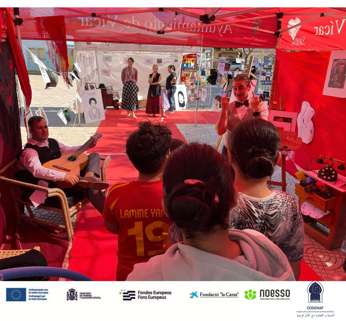 aNOESSO's tweet photo. 📚 Una tarde de cultura, aprendizaje y diversión🎭✨

Los más pequeños han disfrutado de una actividad en la biblioteca del Ayto de Vicar❤️

En el marco de la convocatoria #masinfancia de @FundlaCaixa cofinanciada por el #fondosocialeuropeoplus (FSE+) y Fundación "la Caixa" https://t.co/f0Iu0zRYRM