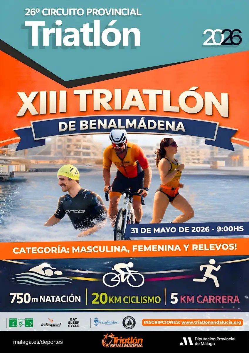 CTMAM's tweet photo. El XIII Triatlón #benalmadena podrá afectar a varias rutas de autobús del Consorcio el domingo 31 de mayo

https://t.co/Iva99IN62X https://t.co/O5gu1fZT14