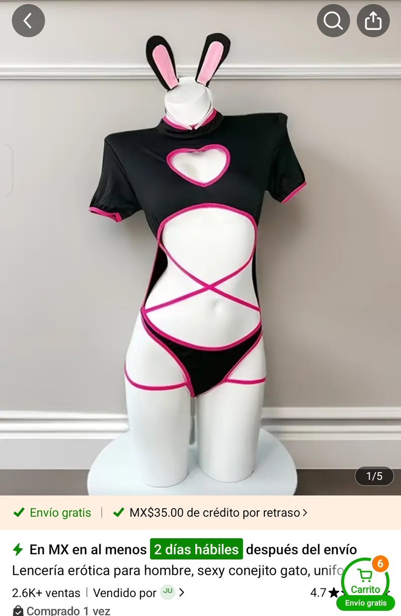 cokiefemboy's tweet photo. Lit me pasa esto, me compro lencería sexy y sin nadie para quien lo vea piipipip, de ejemplo tengo este que compre ase poco #femboy https://t.co/A0Xo0weKVi