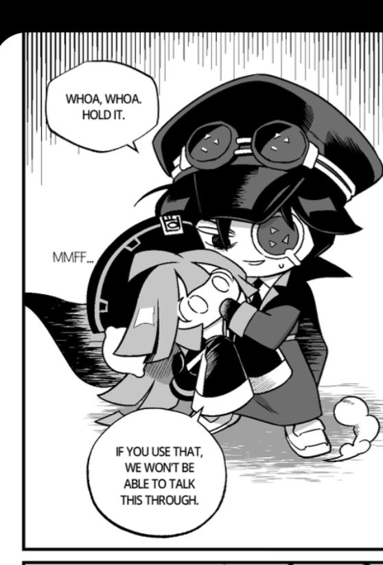 GreekMario64's tweet photo. @CROvenSmash Jerky Cookie is so baby in this panel why!? Why is she so cute!? https://t.co/H5pttsUMTL