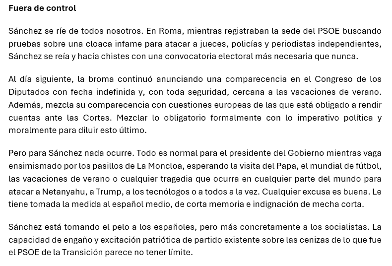 Nicolas Redondo Terreros tweet media