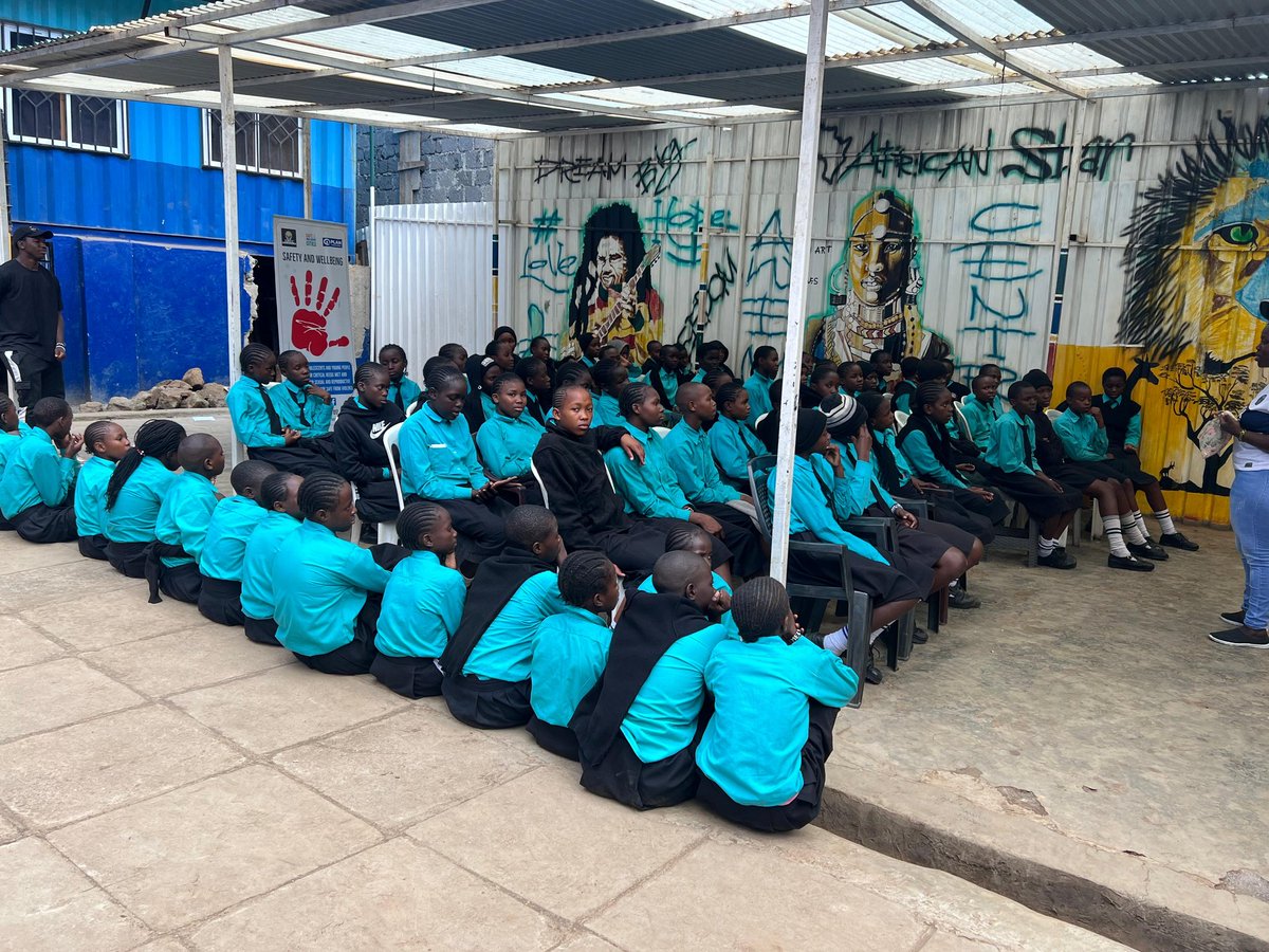 SlumPeace's tweet photo. Breaking stigmas, one cycle at a time, Yesterday spec held an activity at Saviour King, were we celebrated Menstrual Hygiene Month with open conversations, we had and opportunity to show our teenage girls deferent typs of sanitary pads and empowered them with knowledge on how to https://t.co/KY4ATvp2Y3