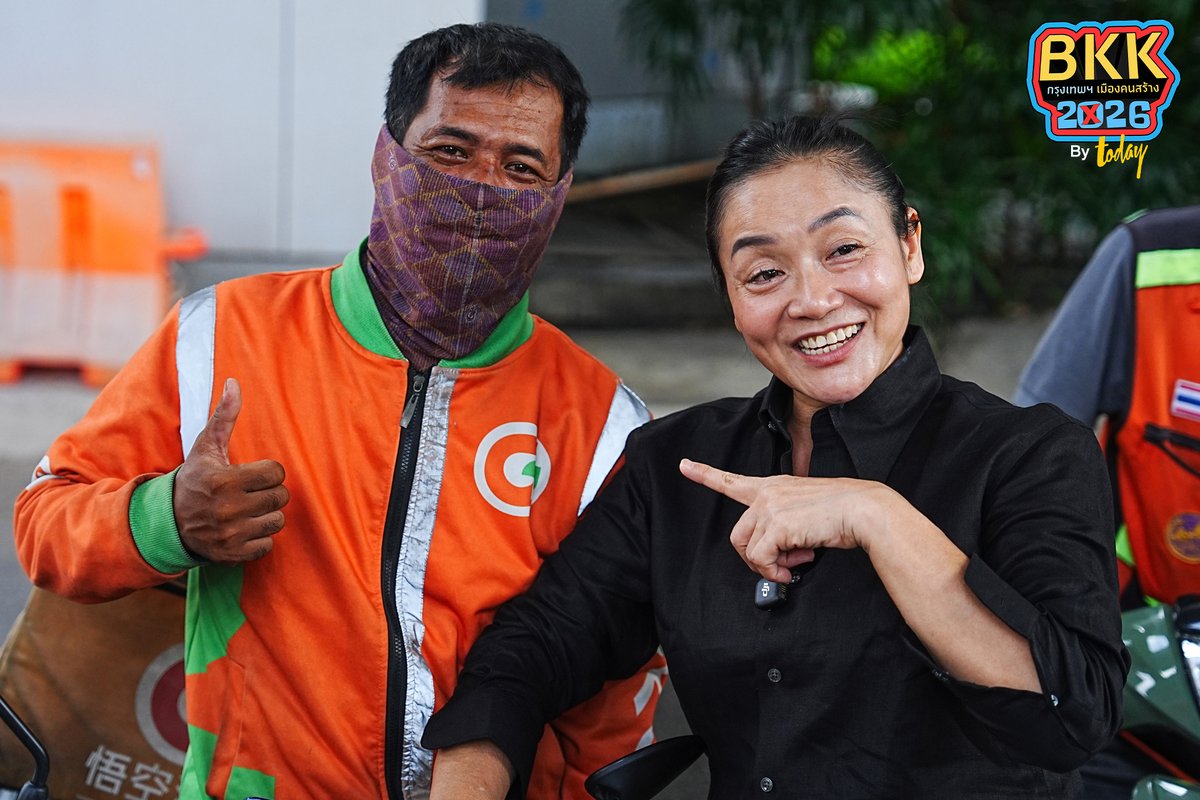 todayth's tweet photo. มัลลิกา ลงพื้นที่แยกอโศกเพชร

บรรยากาศวันนี้ (29 พ.ค.) ดร.มัลลิกา บุญมีตระกูล มหาสุข ผู้สมัครผู้ว่าฯ กทม. ลงพื้นที่หาเสียง และเสนอนโยบาย AI Traffic ที่บริเวณจุดเกิดเหตุรถไฟชนรถประจำทาง ใกล้สี่แยกอโศกเพชร

ภาพ ปฏิภาณ ดำรงค์กิจมั่น / Thai News Pix

#เลือกตั้งผู้ว่ากทม
#กรุงเทพฯเมืองคนสร้าง
#สำนักข่าวทูเดย์
#MakeTomorrowTODAY