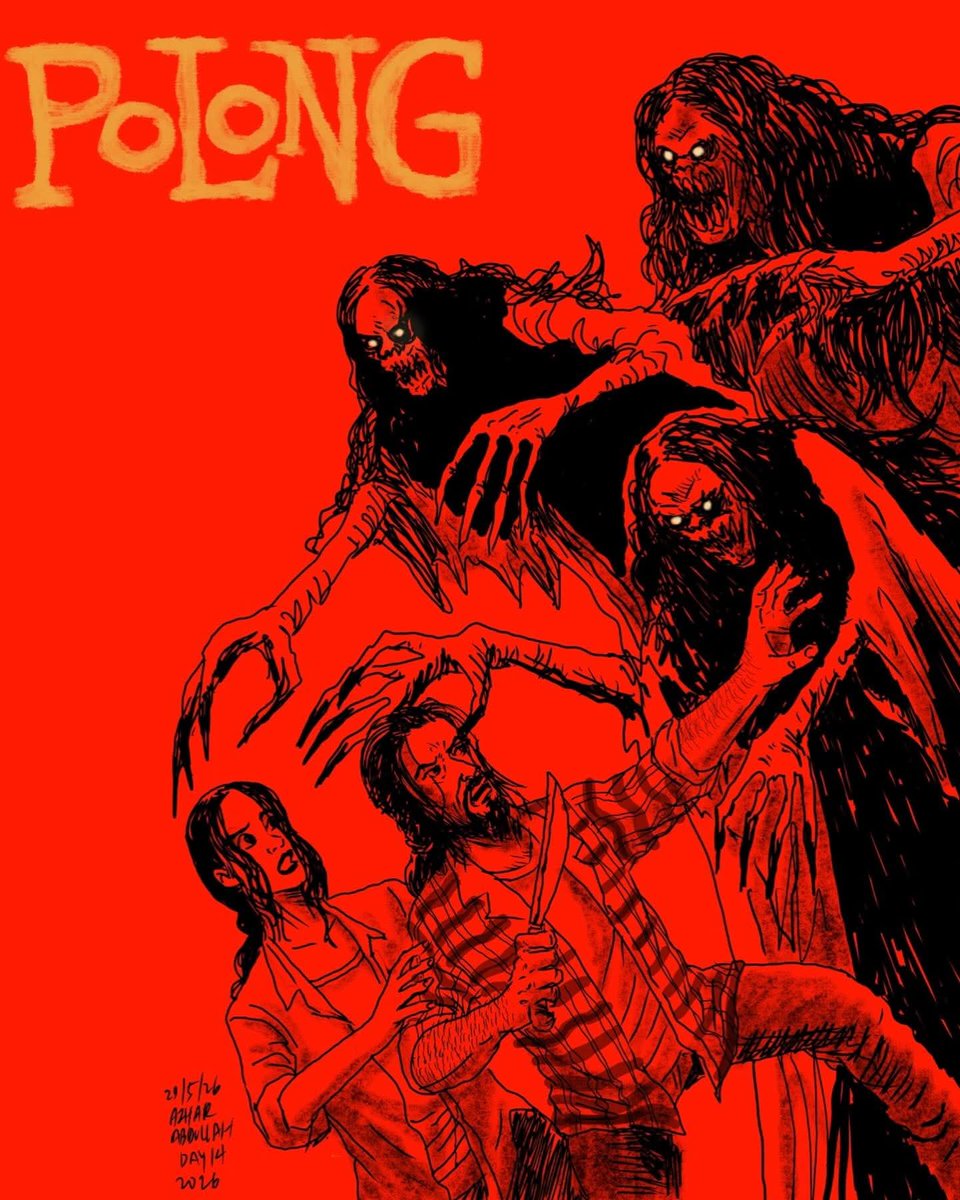 azharmaa's tweet photo. #dailysketch Day 14 of 2026
Fan Art of  Zulkarnain Azhar  latest masterpiece #Polong pagi dok melapah  lembu,  tonton polong jam 10:30pm. suprisingly,,terjaga,,engaging dari sc ke sc  tanda aras bagi Filem Eerie Bloody Gore  Horror Seram Ganas Berdarah Malaysia.

9/10 https://t.co/2QsKb0lEB0