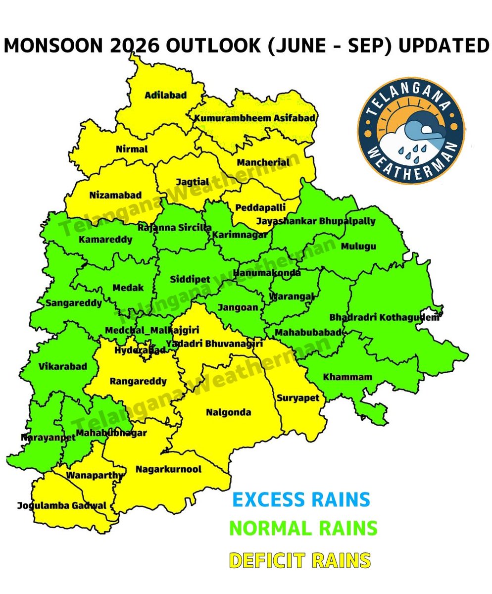 Telangana Weatherman tweet media