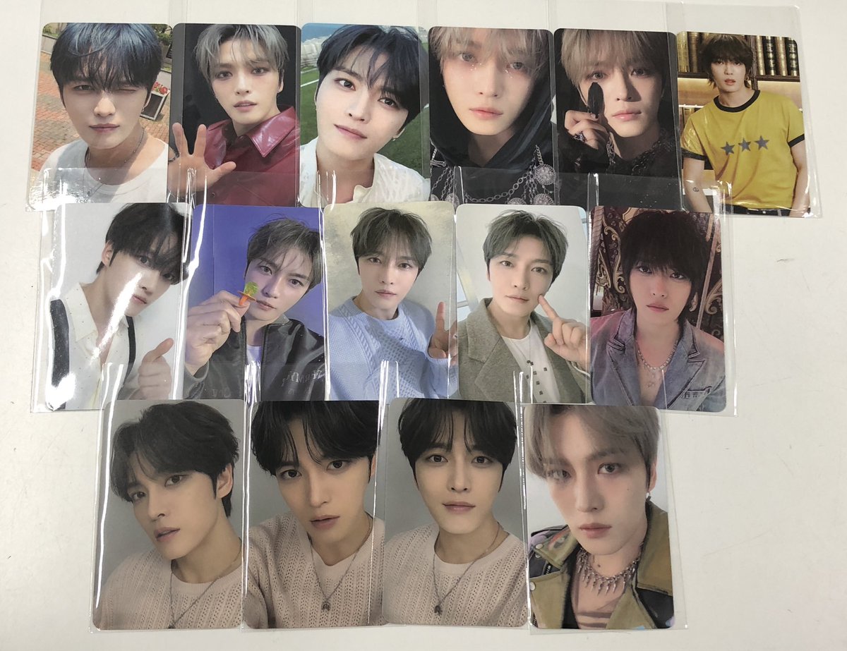 ジェジュン 中国 特典トレカ　16枚 J_JUN ジェジュン 20周年アルバム FLOWER GARDEN各種封入特典トレカ
