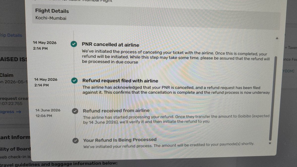 omidave's tweet photo. @GoibiboSupport @GoibiboSupport airlines has confirmed that they have refunded the amount today. Why does your website say amount will be refunded by 14 jun? In which world does it take 2 months for refund? Also refund amount is much lower than what airlines mentioned even after incl disc??? https://t.co/qo7Lz8lQDu