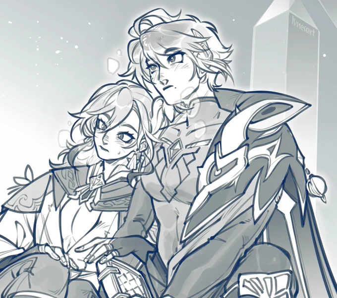 potential end of their world was surprisingly serene #genshinimpact #haikaveh