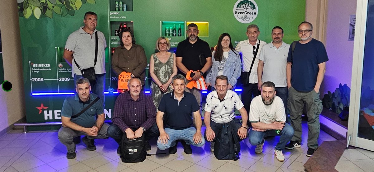 ppi_gs's tweet photo. U ponedeljak, 25.5.26. u Novom Sadu, održani su redovni izbori u povereništvu sindikata „Nezavisnost“ Heineken Srbija doo Zaječar. Konstitutivna sednica uz prisustvo predsednika i izvršne sekretarke GS i predsednice UGSa
Za glavnog poverenika je izabran Nebojša Kisić. Srećno! https://t.co/Fez5E8em7d