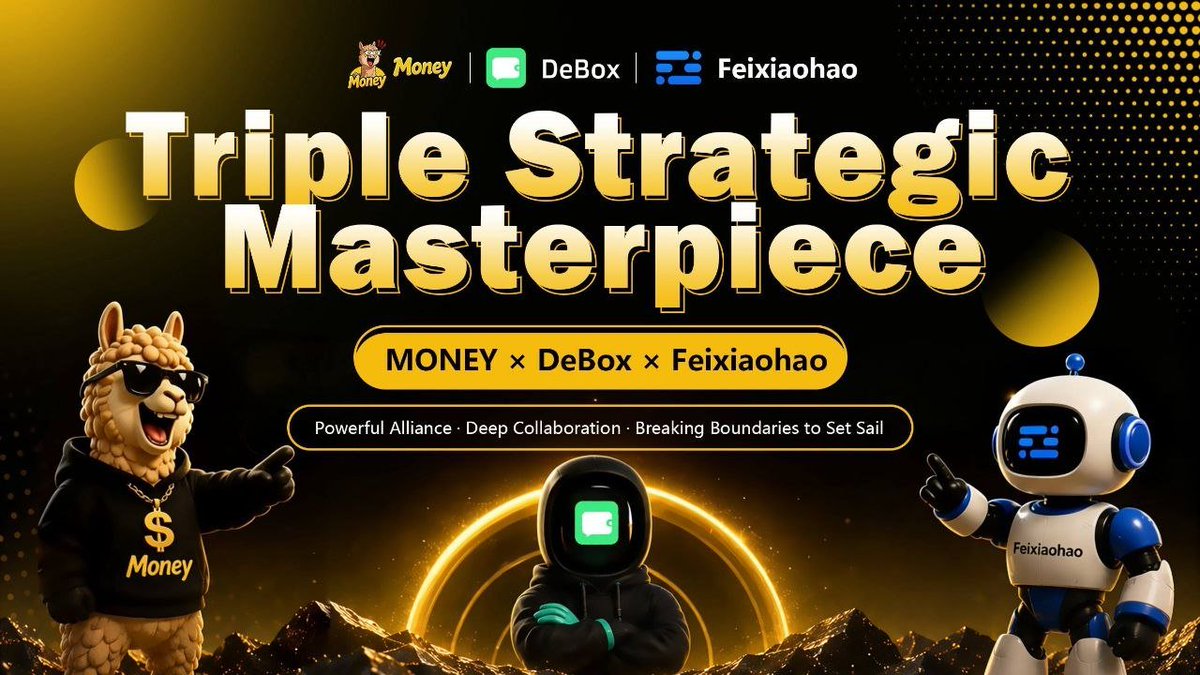 MoneyGroup_Hub's tweet photo. MONEY Forms Strategic Partnerships with DeBox and Feixiaohao

$MONEY is officially joining forces with Web3 social giant DeBox and leading crypto data platform Feixiaohao. It will fully ignite our ecosystem growth, and expand community outreach

#BOTchain #MONEY #debox #非小号 https://t.co/IfEWYUsj94