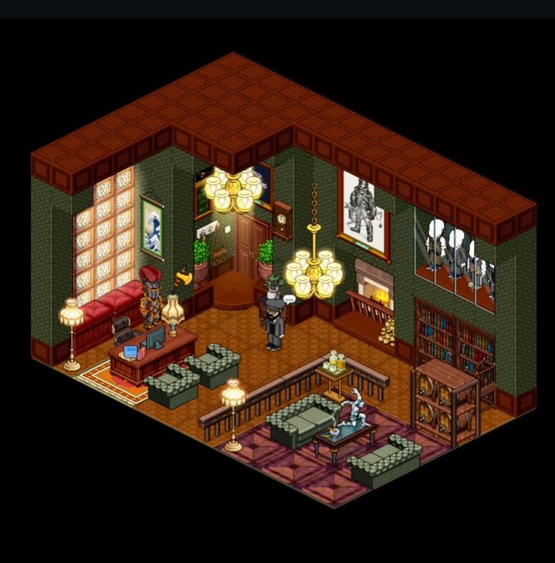 juliaP2310's tweet photo. Hoy vengo en Habbo España, presentaros a : JavieBG15
Un caballero de los pies a la cabeza, gran talento en trabajos de wireds que sin dudarlo produce un WOW con solo pasar tiempo en una de sus hermosas salas que muestro a continuación>>>>>>> pasen imagen y las verán.
También tiene un talento en el diseño y manejo de baldosas y suelos para crear hermosas estructuras y vistas que no dejarán indiferente al que busque que le diseñen una SALA COMO DIOS MANDA.
Espero que está comunidad lo conozca y apoye porque gente como el deben de estar creando grandes momentos entre todos nosotros.
Un cordial saludo 🫡.
@habboofficial #habbo #habboes #habboespaña #habbodesign #wireds