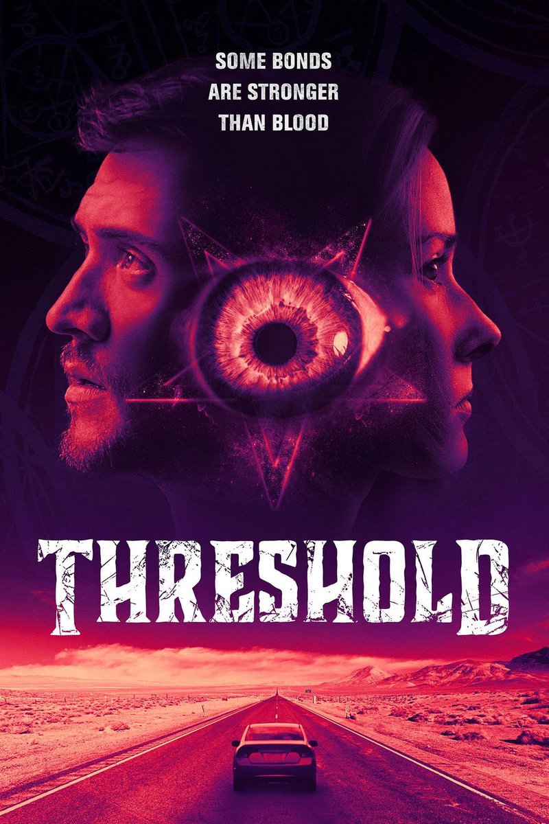 TabloidWitch's tweet photo. My review for #Threshold, which won for Best Horror Feature Film in the 2020 Tabloid Witch Awards ...

Virginia ( #MadisonWest ) is acting crazy again. Her family suspects she's back on drugs. She insists this time it's different. She is possessed. Not your usual demonic possession. Instead, Virginia had joined a cult where they "did something" to her and this guy. Bonded them together, in some occult fashion. Each can inhabit and experience the other's body.

This man can make Virginia do things. Hurt others. Hurt herself. She can resist. Fight him. But the bond can only be broken if one of them dies. Virginia thinks he wants to kill her for that reason. She intends to find and kill him first.

Virginia's brother, Leo ( #JoeyMillin ), thinks drugs are making her paranoid. But he humors her. He will drive Virginia across country to find this man. Presumably he's in Las Vegas. But if they don't find him, she agrees to return to rehab.

Threshold is a small, intimate film, more creepy than scary. It's structured as a road trip film, screen time largely devoted to Virginia and Leo driving to Las Vegas, laughing, fighting, and sight-seeing along the way. The few other actors have only scant lines and brief moments. Because this pair are siblings rather than lovers (as in #JeepersCreepers ), the promise of romance is removed, allowing us to fully focus on their paranormal dilemma.

Threshold is also psychological horror. We, like Leo, are uncertain if Virginia is possessed or merely hallucinating. A somber malevolence permeates the film, but the threats are intimated rather than explicit. Leo witnesses some unnerving incidents, but they are essentially harmless and could be coincidence. A cloaked figure runs past him in the hallway. Is it a cultist following Virginia, or merely a kid trying out his Halloween costume? (Yes, Threshold is set in late October).

Finally, because of the film's meandering "slow burn" plot structure, quietly menacing atmosphere, psychological complexity, and overall ambiguity, Threshold may also be classified as horror art. The following phrase is often unjustified and pretentiously self-applied, but in this case it fits: Threshold is "a thinking person's horror film."

Threshold is not strikingly original. It feels a bit like #ItFollows, in that a young person insists that an unseen terror is stalking her, to everyone's disbelief. Its ending was no surprise, reminding me of both #TheBlairWitchProject and #TheRing. (I can't explain why without spoilers.)

But originality is rare in horror. Threshold displays moody lighting and beautiful photography, despite being shot on iPhones. Principal leads West and Millan offer strong performances as the sister and brother duo. Engaging characters that will draw you into to story, wanting to see how it turns out. Some viewers might grow impatient with the film's slow pace, but, yes, Threshold is horror art.

Threshold is co-directed by #PowellRobinson and #PatrickRYoung

     -- review written by Thomas M. Sipos