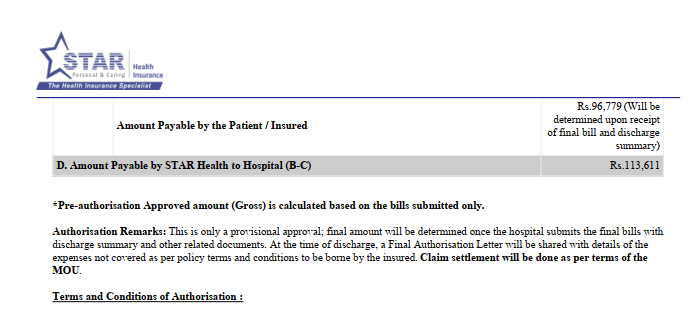 rkd4india's tweet photo. panel hospital, standard rates still non-payable so high, even treatment package  compromised at initial pre-auth. where is star heading. I already have a bad experience with star previously. don't let me to be right proved again. https://t.co/l7LicmCr0t
