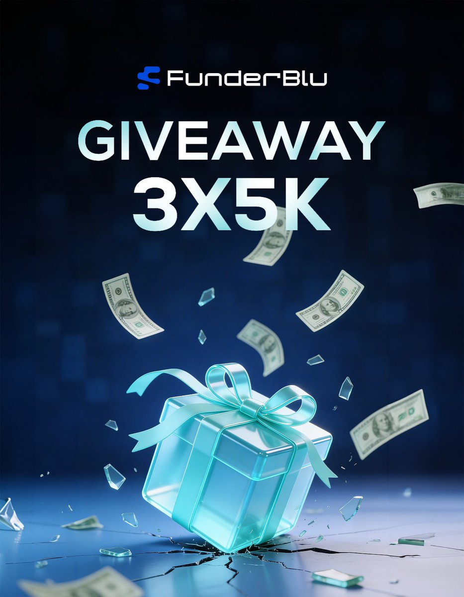 SAYAANFX's tweet photo. 🚨 3 x $5k Evaluation Account 🚨

1. Follow @funderblu &amp; @SAYAANFX

2. Like, Retweet and Tag 3 traders

3.Follow Instagram (mandatory) https://t.co/PLOyY3FOB7

4. Join Discord: https://t.co/Icoq4plIBL (Winners announcement) https://t.co/W5mEUnG8Oa