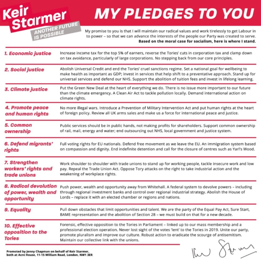 MackinnonDonald's tweet photo. @SaulStaniforth Keir Starmer promised more than Burnham when he was seeking the Labour leadership: “Public services should be in public hands, not making profits for shareholders. Support common ownership of rail, mail, energy and water; end outsourcing our NHS…” https://t.co/OQu2fj9JaR