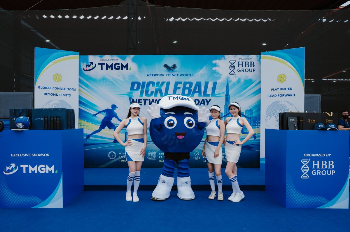 TMGMgroup's tweet photo. More than a tournament — a community experience.

From exciting matches to valuable networking moments, TMGM Pickleball Networking Day 2026 brought together partners, traders, and industry leaders for a day of energy, connection, and growth.

Thank you for being part of the journey 🎾✨

#TMGM  #PickleballNetworkingDay