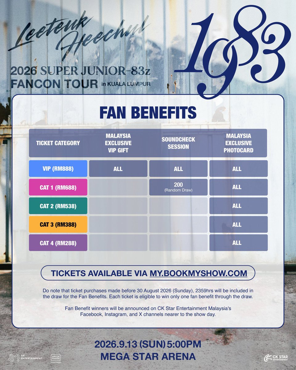 Available to book ! #슈퍼주니어_83z #SUPERJUNIOR_83z #SJ83zinSG