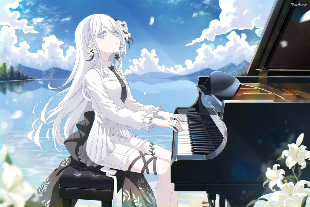 GoAnchor's tweet photo. 🎹此処に立つ僕は 白紙のキャンバス
#汐見蛍 #bandoriart https://t.co/fidhXD91t6